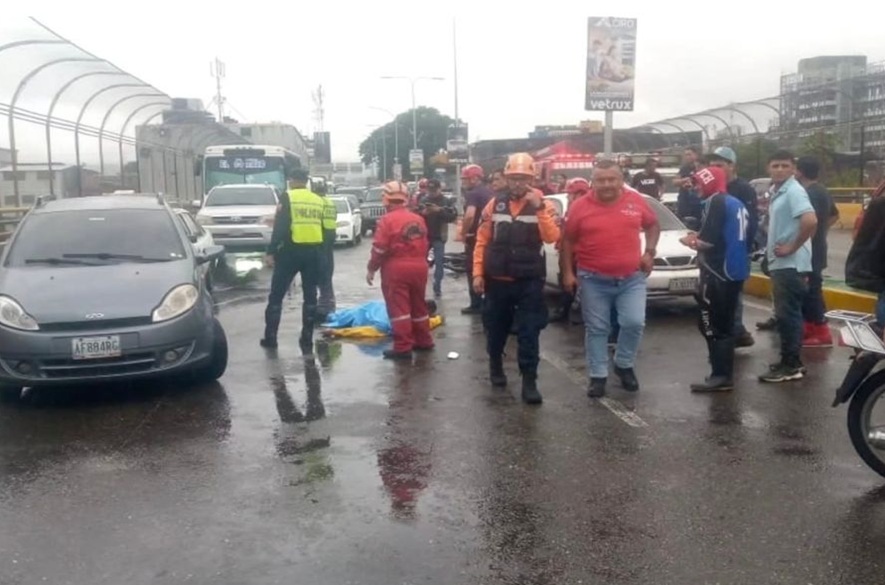 Táchira: Falleció motorizado al ser arrollado por un camión en el Viaducto Viejo