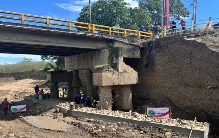 Táchira: Rehabilitación del puente Francisco de Paula Santander alcanza un 48% de avance