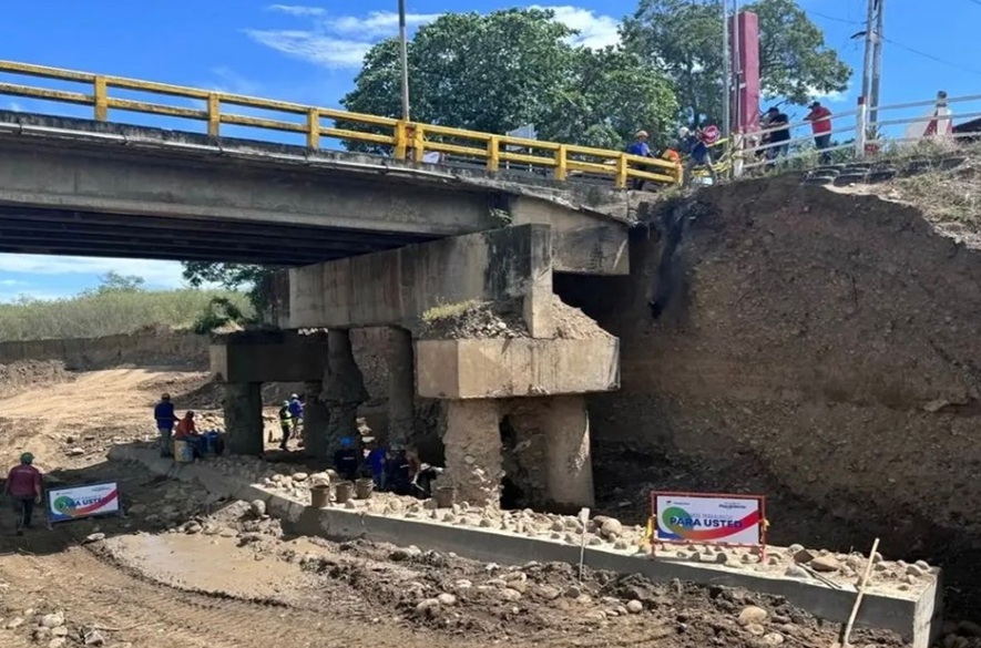 Táchira: Rehabilitación del puente Francisco de Paula Santander alcanza un 48% de avance
