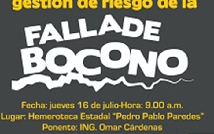 Terremoto Venezuela: Este jueves 16 De la falla de Boconó se hablará en la Hemeroteca Estadal