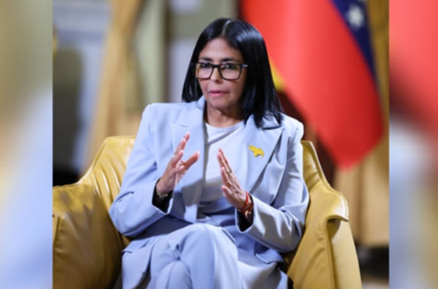 Delcy Rodríguez afirma estar dispuesta a dialogar con María Corina Machado
