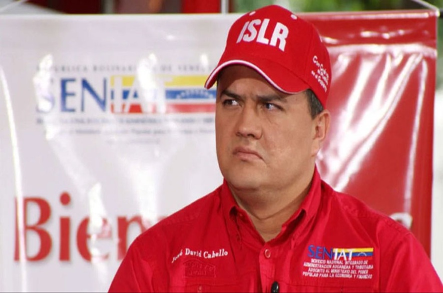 Destituyen a José David Cabello del SENIAT