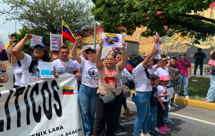 Familiares de presos políticos exigen libertad YA