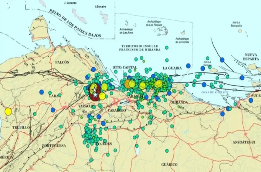 Funvisis: Más de 1.200 Sismos han ocurrido luego de los terremotos en Venezuela
