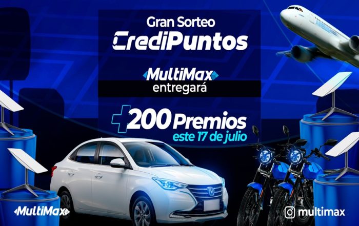 Gran Sorteo CrediPuntos: MultiMax entregará más de 200 premios este 17 de julio