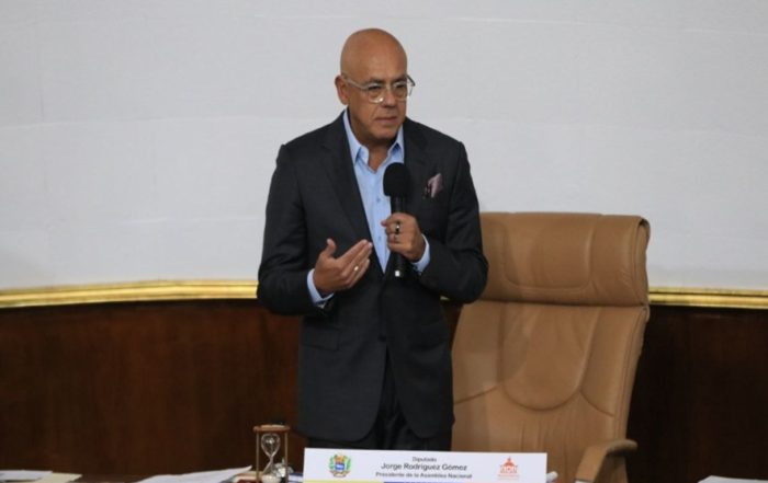 Jorge Rodríguez anuncia "hoja de trabajo conjunta con exmiembros de la AN 2015-2020" desde el 1° de agosto